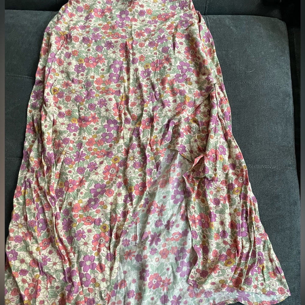 Floral top + skirt set